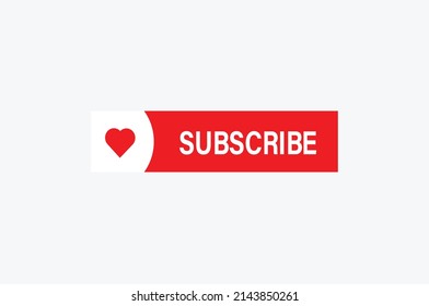 Social media Subscribe icon vector PNG