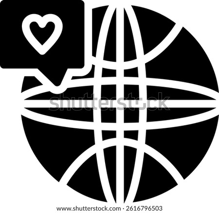 Social Media Success Sto Glyph Vector Icon Design