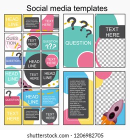 social media template