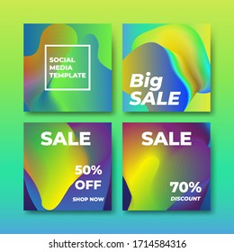Social Media Template, Abstract background for promotion product