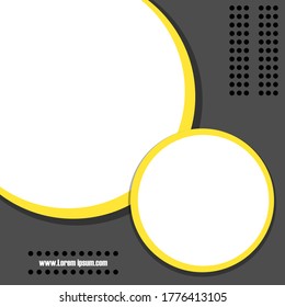 Social media Template banner vector design to promotion your product event post your activity and selling promotion with trendy minimalist and modern concept 