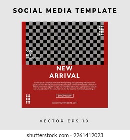 Social media template banner vector eps 10