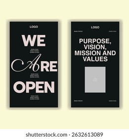 Social Media Template for Branding Business Simple Minimalist