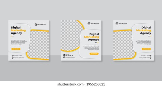 Social Media Template Business Agency For Digital Marketing And Business Sale Promo