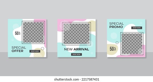 Social media template business agency for digital marketing and business sale promo. furniture or fashion advertising. banner offer. promotional mockup photo vector frame