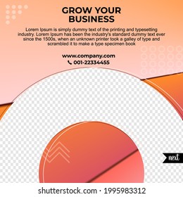social media template for business, editable, can change image, for college, restaurant,finance, travel