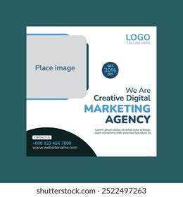 Social media template for corporate and digital marketing agencies