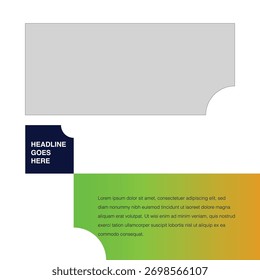 Social media template editable eps