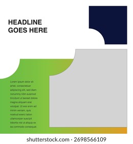 Social media template editable eps