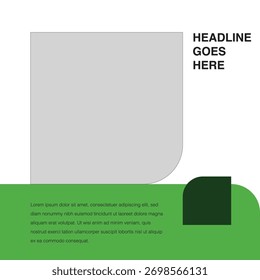 Social media template editable eps