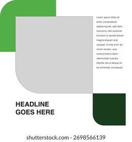 Social media template editable eps