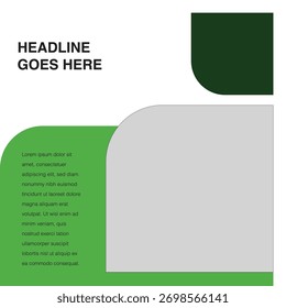 Social media template editable eps