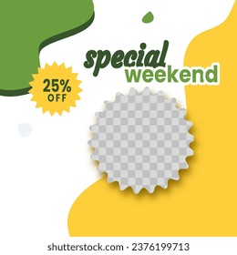 social media template for food promotion