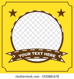 social media template frames, promotions and advertisements