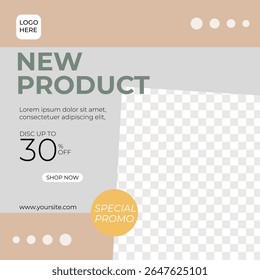 Social Media Template For Furniture Promotion