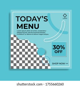 Social media template. Great vector for online stores, discount coupons, sales promotions, product marketing etc.