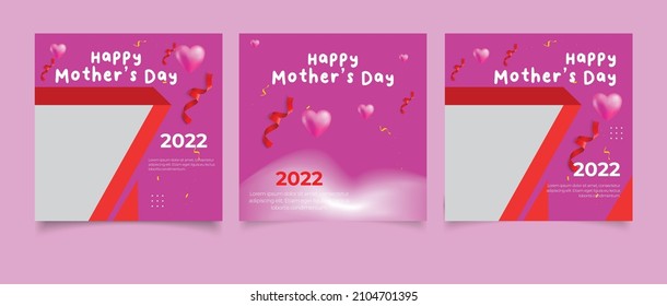 Social media template happy mothers day