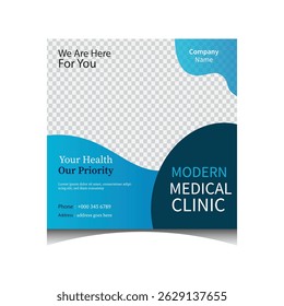 social media template for health check-up offers