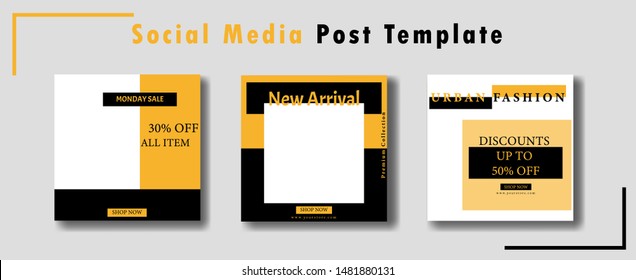 Social Media Template, Multipurpose social media kit
