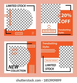 social media template, perfect use for marketing