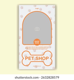 Modelo De Mídia Social Pet Shop, Pet Grooming E Pet Store