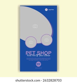 Social Media Template Pet Shop, Pet Grooming And Pet Store