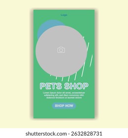 Modelo De Mídia Social Pet Shop, Pet Grooming E Pet Store