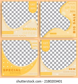 Social media template post for business. Template poster banner or flyer modern for promotion event