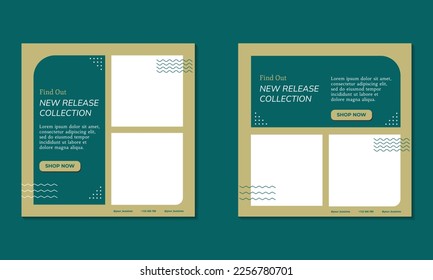 Social media template to promote your beauty and fashion product