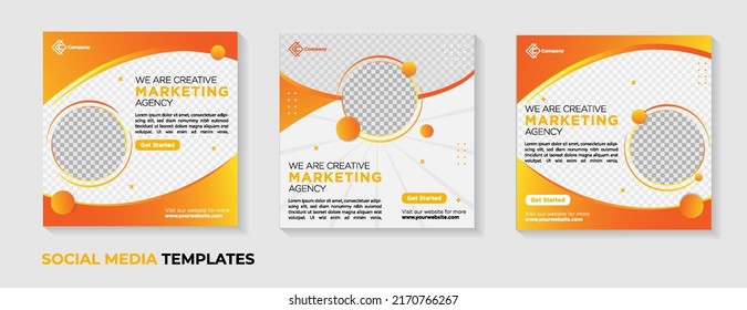 social media template for promotion business
