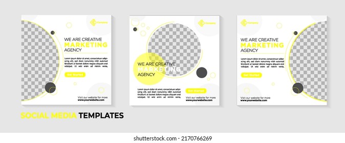 social media template for promotion business