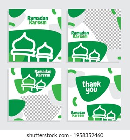 Social Media Template Of Ramadan Kareem