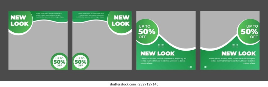 social media template for sales promotion or advertisement