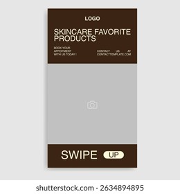 Social Media Template Simple Minimalist for Skin care and beauty treatment , spa salon promotional