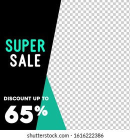 Social media template for stories and posts.Editable post for digital marketing,discount,special offer,advertiser,promotion, web banner and mobile apps