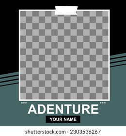 social media template vector design
