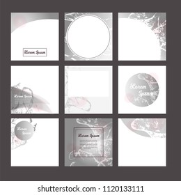 Social media template. Vector illustrations for website and mobile website banners, posters, email and newsletter designs, ads, promotional material.