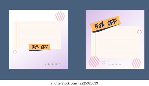 Social media template.editable social media post template,for business.