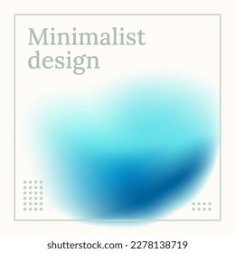 Social media templates with color fluid gradient backgrounds. Vector illustration.
