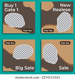 Social Media Templates. Great for sales promotion, product marketing, web advertising, internet marketing, flyers etc