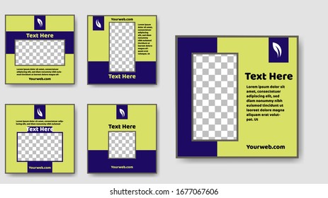 Social media templates for post