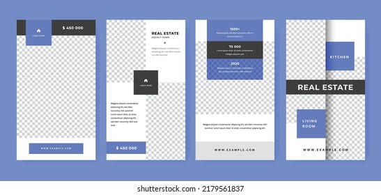 Social media templates, square business layouts, modern set of web banners, minimal graphic for corporation with photo placeholders, editable design, multipurpose marketing vectors