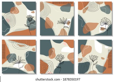 social media templates.  vector illustration