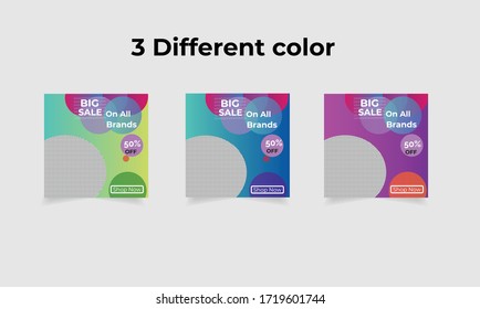 Social media templates,story collections template,Unique modern Social Media banner Template.Anyone can use This Design Easily.Promotional web banner for social media,discount promo for fashion sale.