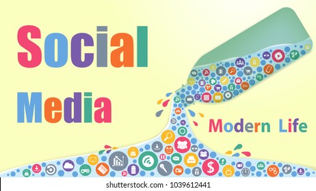 A social media that is quick, convenient communication worldwide, The growth of the social flows into life like the water that nourished city.