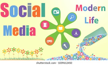 A social media that is quick, convenient communication worldwide, The growth of the social flows into life like the water that nourished city.
