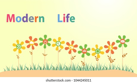 A social media that is quick, convenient communication worldwide, The growth of the social flows into life like the water that nourished city.