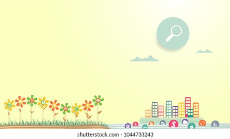 A social media that is quick, convenient communication worldwide, The growth of the social flows into life like the water that nourished city.