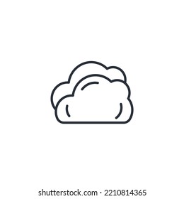 social media thin line icons. Vector illustration isolated on white. Editable stroke.