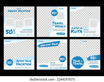 Social Media Travel Promotion Banner